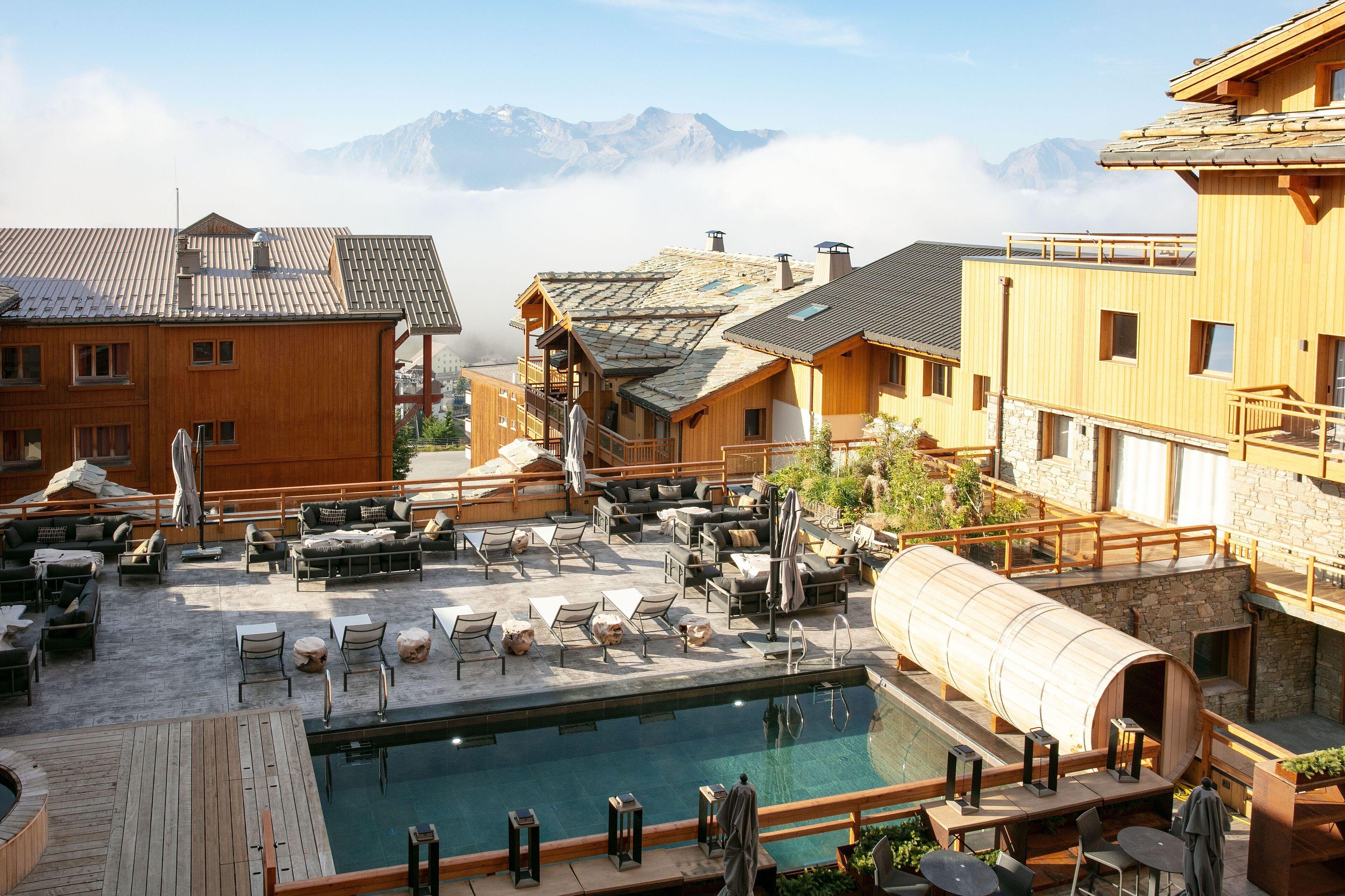 โรงแรมรอยัล อูร์ บล็อง Alpe d'Huez ภายนอก รูปภาพ